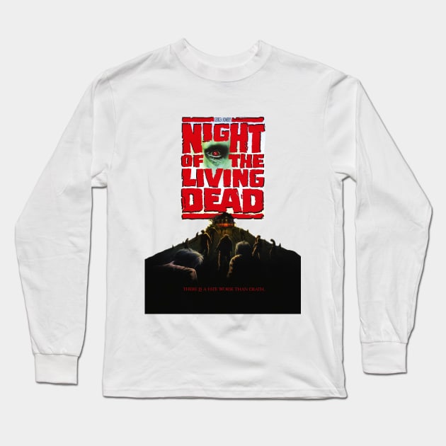 Night of the Living Dead (1990) Tom Savini, Legendary Horror movie. Long Sleeve T-Shirt by Stefan Balaz Design